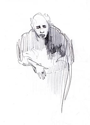 ellan parry rehearsal drawing