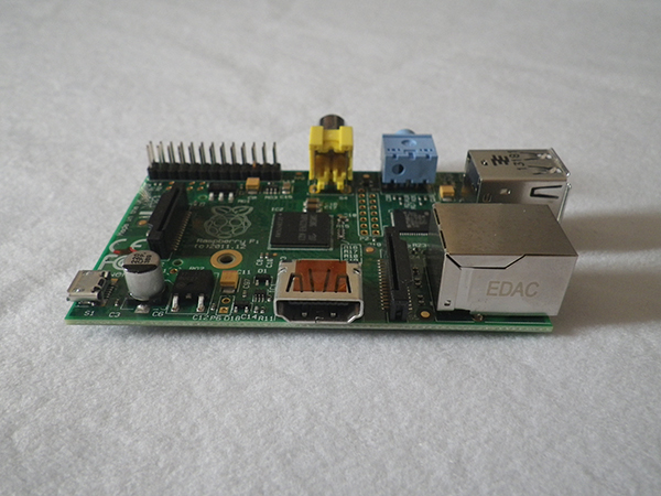 raspberry pi at an angle