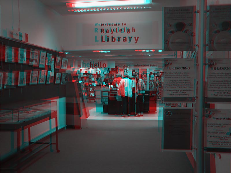 library stand